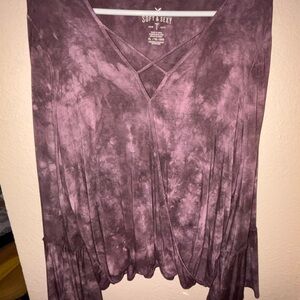 American Eagle Outfitters Soft & Sexy Purple Blouse